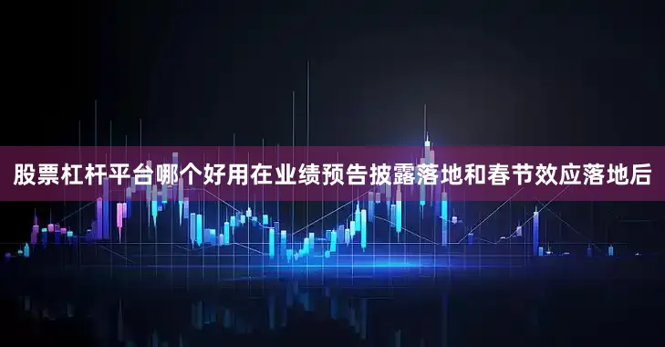 股票杠杆平台哪个好用在业绩预告披露落地和春节效应落地后